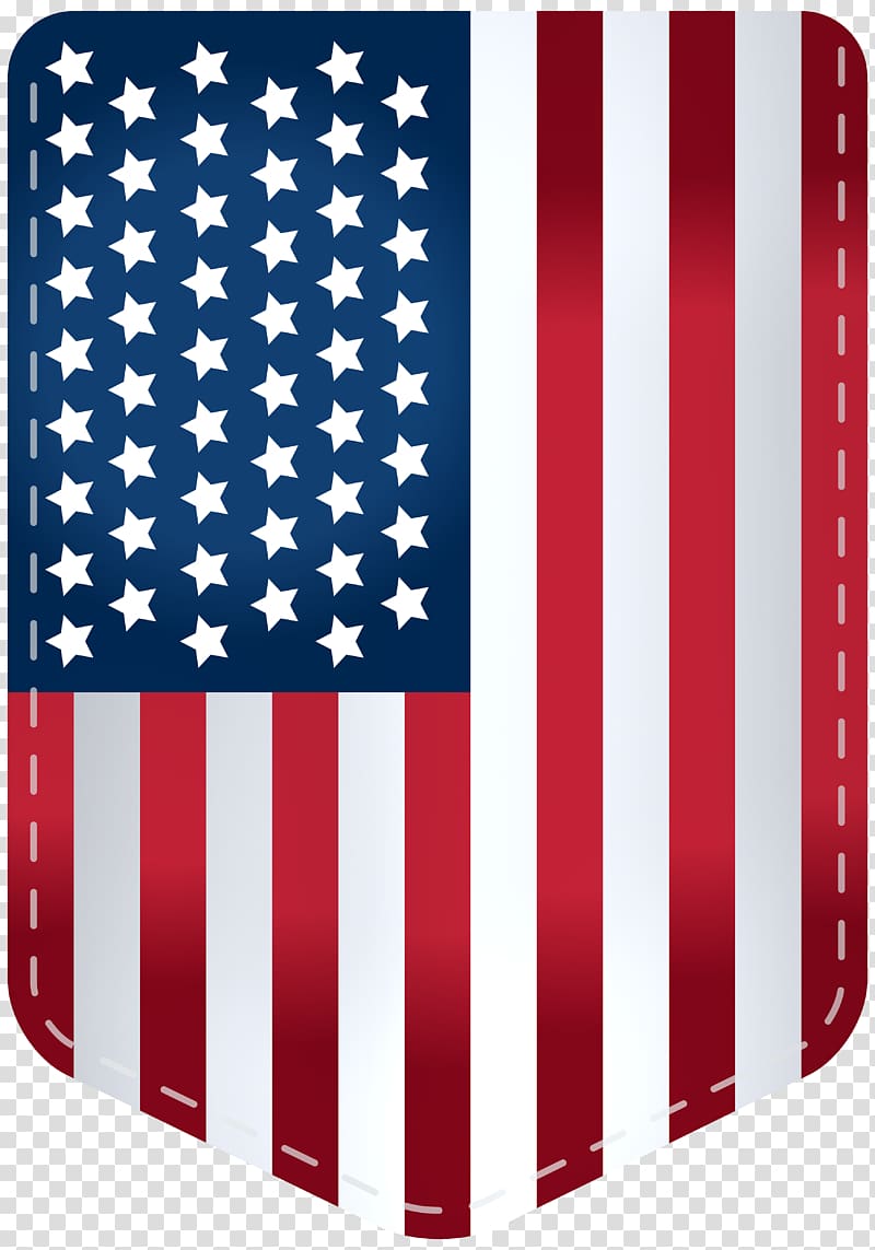 Flag of America clothes patch illustration, USA Flag Decor transparent background PNG clipart