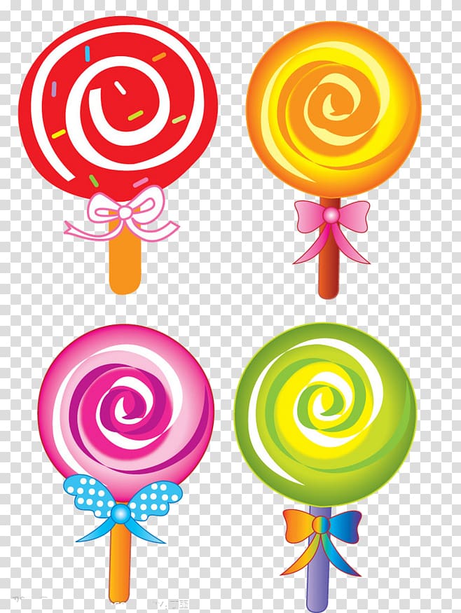 Lollipop Cotton candy, Cute lollipop transparent background PNG clipart