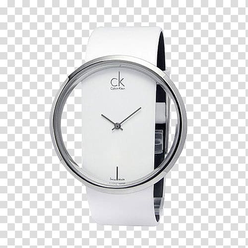 Watch Calvin Klein Quartz clock Bracelet Woman, Simple Watch transparent background PNG clipart
