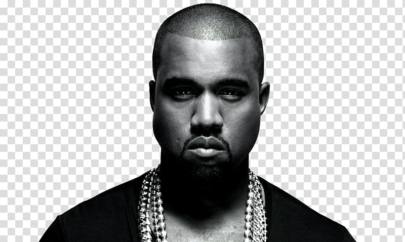 man wearing black top, Kanye West Chain transparent background PNG clipart