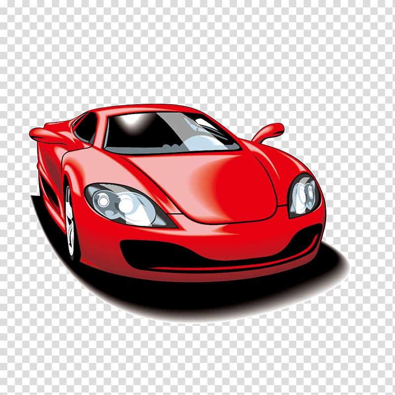 Sports car Motors Corporation , Red luxury sports car transparent background PNG clipart