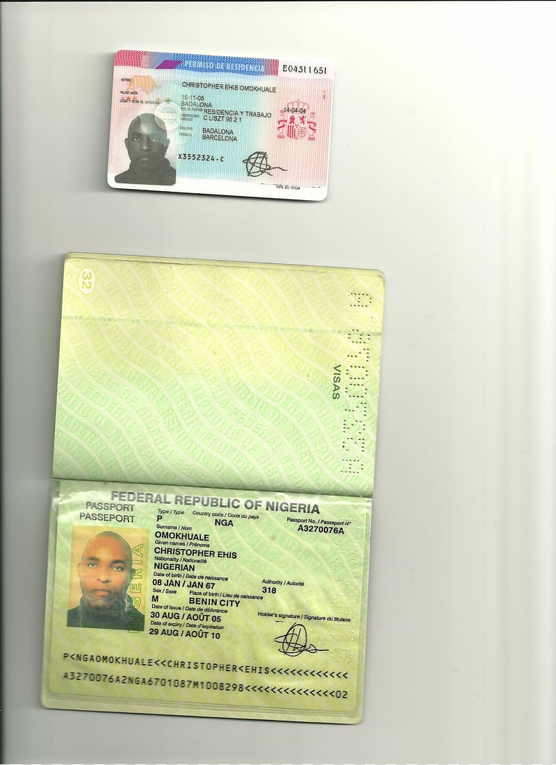Nigerian passport Residence permit Nigerian passport Residency, passport transparent background PNG clipart
