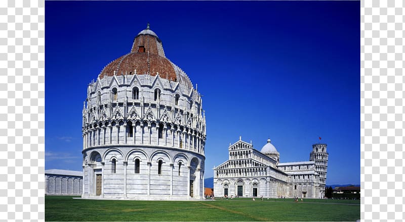 Leaning Tower of Pisa Pisa Cathedral Florence Cathedral Bell tower Romanesque architecture, Church transparent background PNG clipart