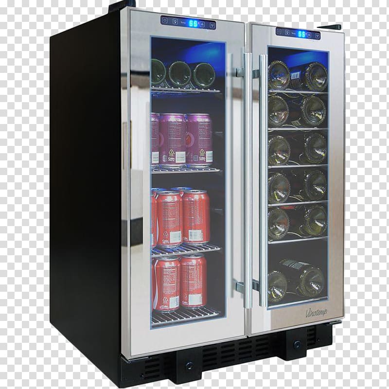 Refrigerator Wine cooler Beer, refrigerator transparent background PNG clipart