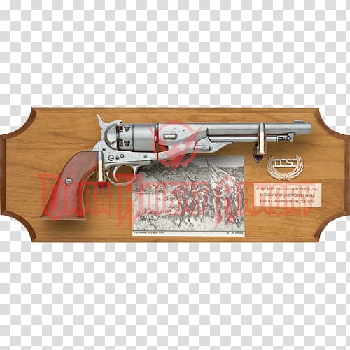 Revolver American Civil War United States of America Firearm Pistol, Civil War Weapons transparent background PNG clipart