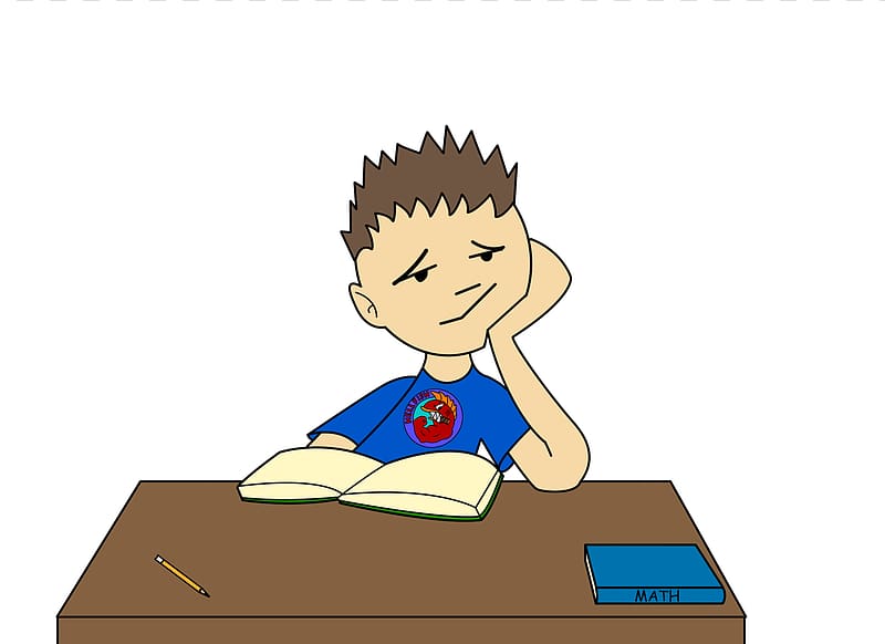 person daydreaming clipart