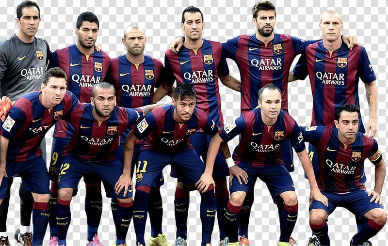 2015–16 FC Barcelona season UEFA Champions League La Liga Football, barcelona team transparent background PNG clipart