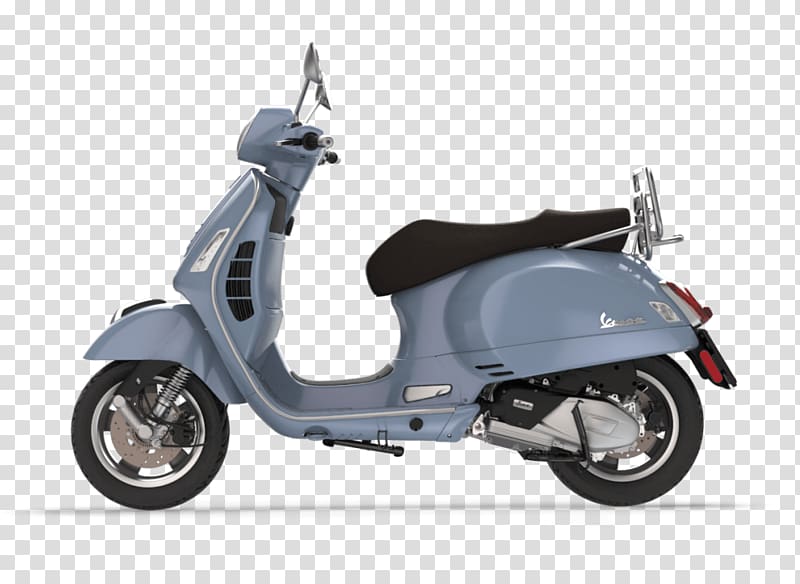Piaggio Vespa GTS 300 Super Scooter Traction control system, scooter transparent background PNG clipart