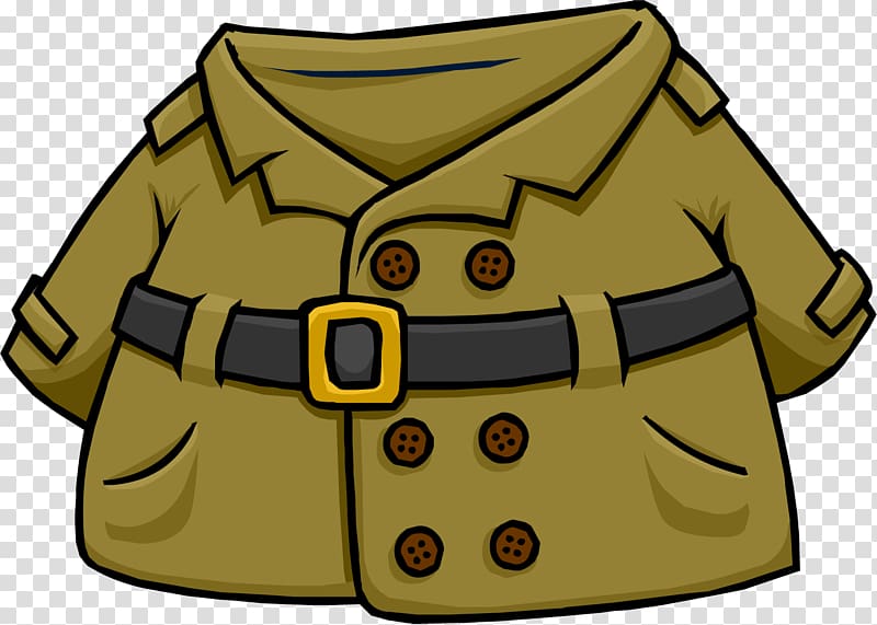 Club Penguin: Elite Penguin Force Coat Detective , coat transparent background PNG clipart