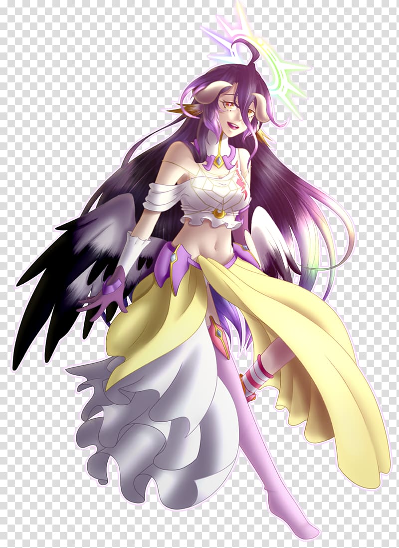 Fan art Overlord Albedo Anime, Anime transparent background PNG clipart