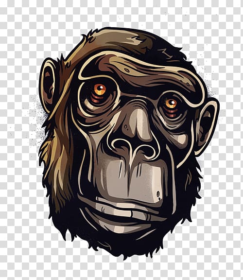 Gorilla 华为 Ape Art, gorilla transparent background PNG clipart