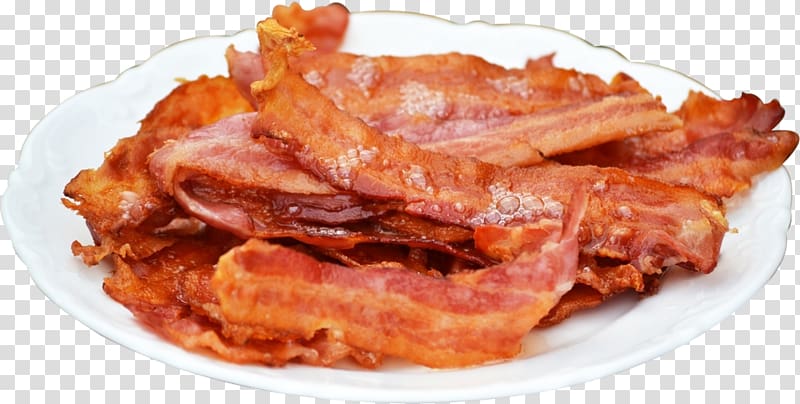 Blue Ribbon Bacon Festival Brunch Breakfast Stuffing, Bacon transparent background PNG clipart