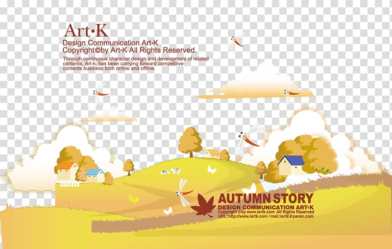 Autumn Icon, The field of autumn transparent background PNG clipart