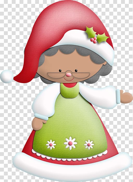 Santa Claus Christmas ornament Mrs. Claus , Mama Love transparent background PNG clipart