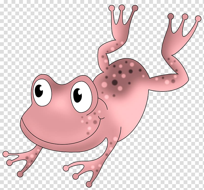 Frog Amphibian Reptile , A pink frog transparent background PNG clipart