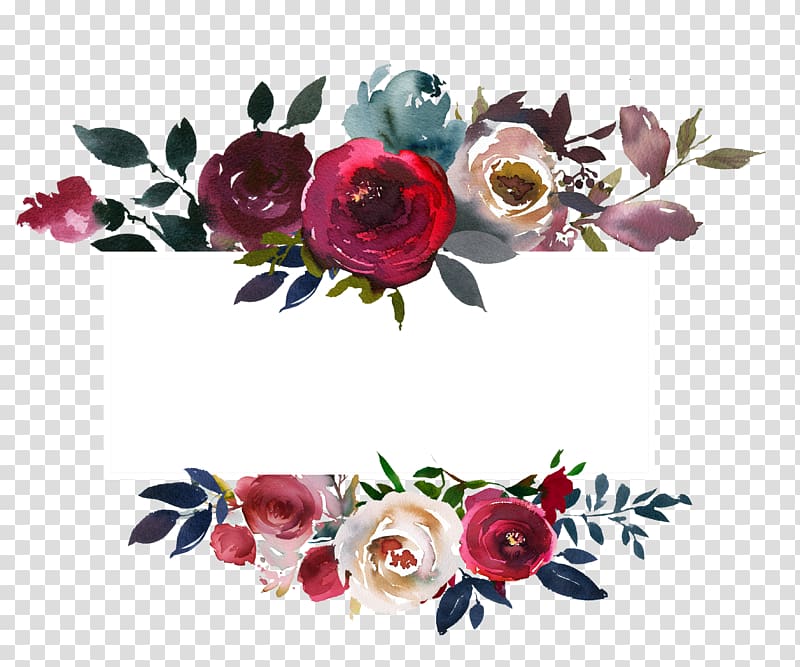 multicolored floral frame illustration, Floral design Flower Color , flower transparent background PNG clipart