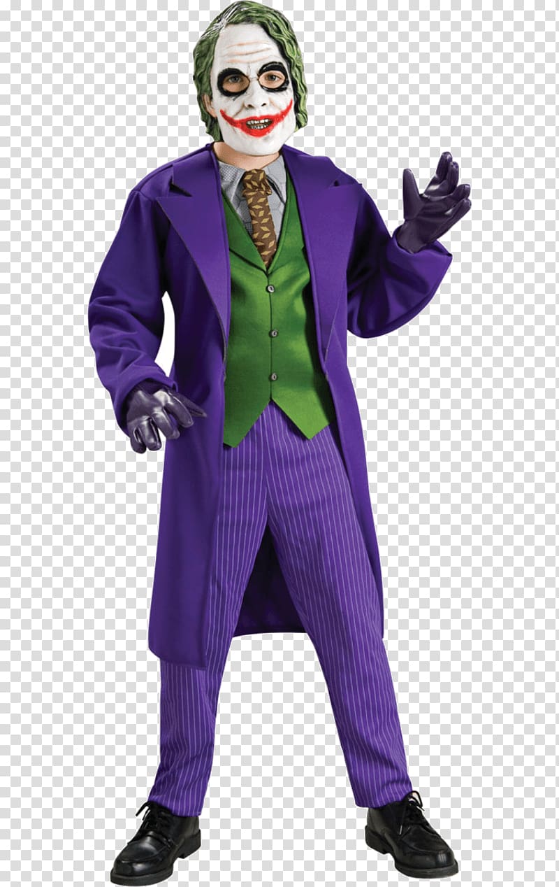 The Dark Knight Joker Batman Costume Child, joker transparent background PNG clipart