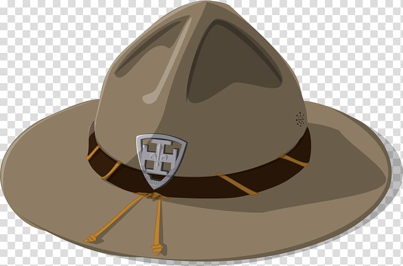 Scouting Cowboy hat , Gray hat transparent background PNG clipart