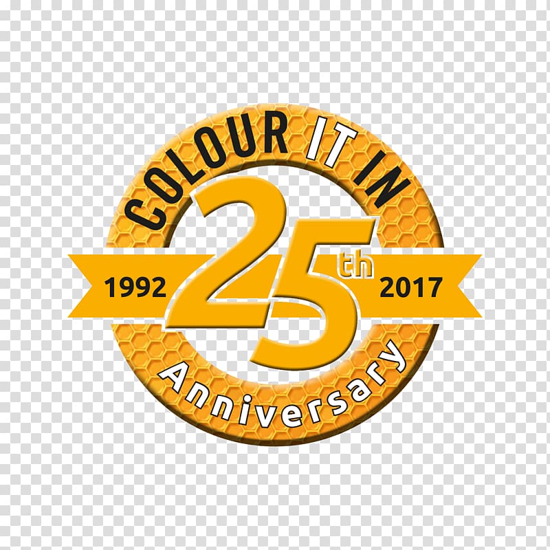 Logo Brand Line Font, 25 years Anniversary transparent background PNG clipart
