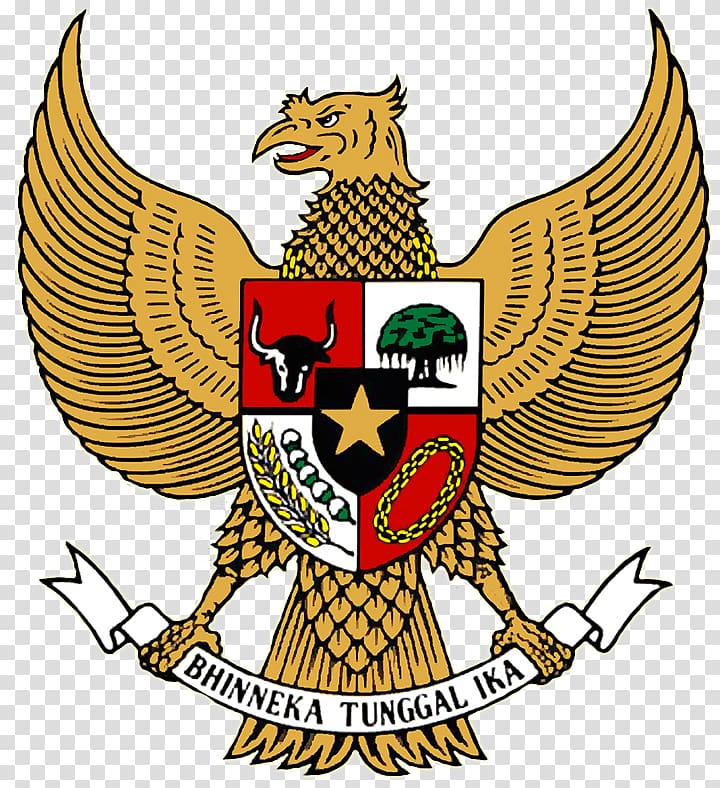 National emblem of Indonesia Pancasila Coat of arms Garuda, T-shirt ...