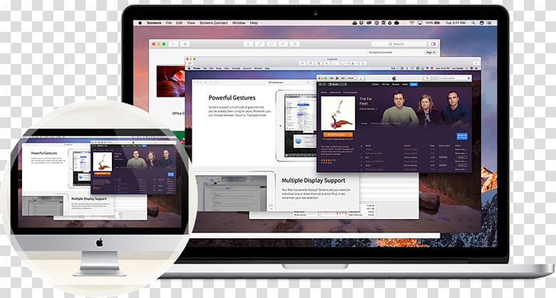 Netbook Computer Software Remote desktop software macOS, Control Room transparent background PNG clipart