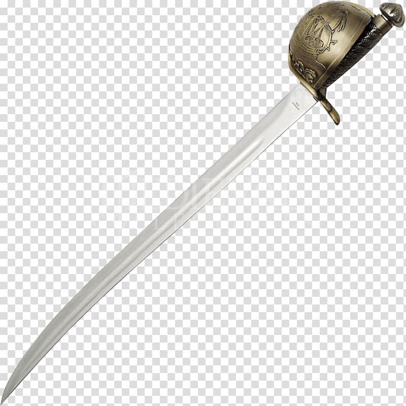 Cutlass Viking sword Piracy Sabre, medieval transparent background PNG clipart