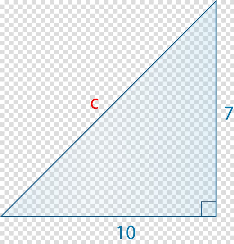 Pythagorean theorem Right triangle Hypotenuse, triangle transparent background PNG clipart