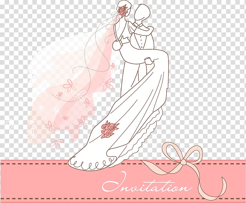 Wedding invitation Bridegroom, Wedding greeting card transparent background PNG clipart