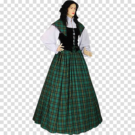 Tartan Highland dress Clothing Kilt, dress transparent background PNG clipart