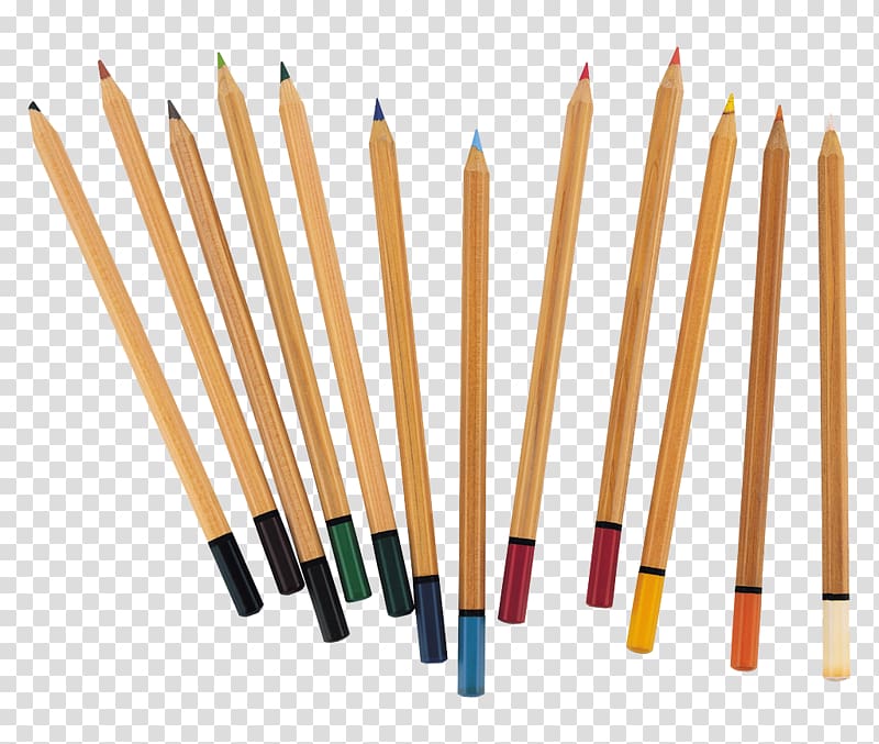 Colored pencil , Student Pencils transparent background PNG clipart