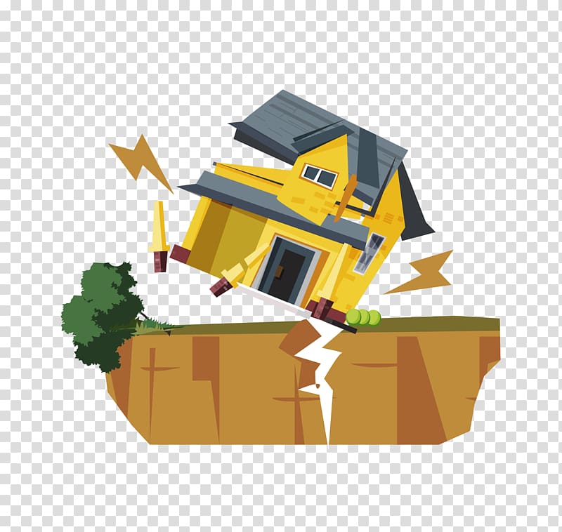 earthquake cartoon clipart