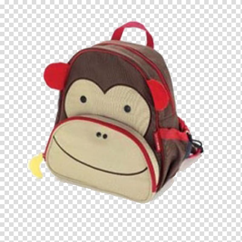 Backpack Child Zoo Say & Point Boards Bag, Monkey bags transparent background PNG clipart