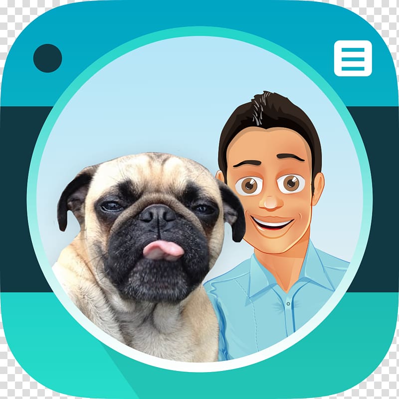 Pug Dog Selfies Funny animal, others transparent background PNG clipart