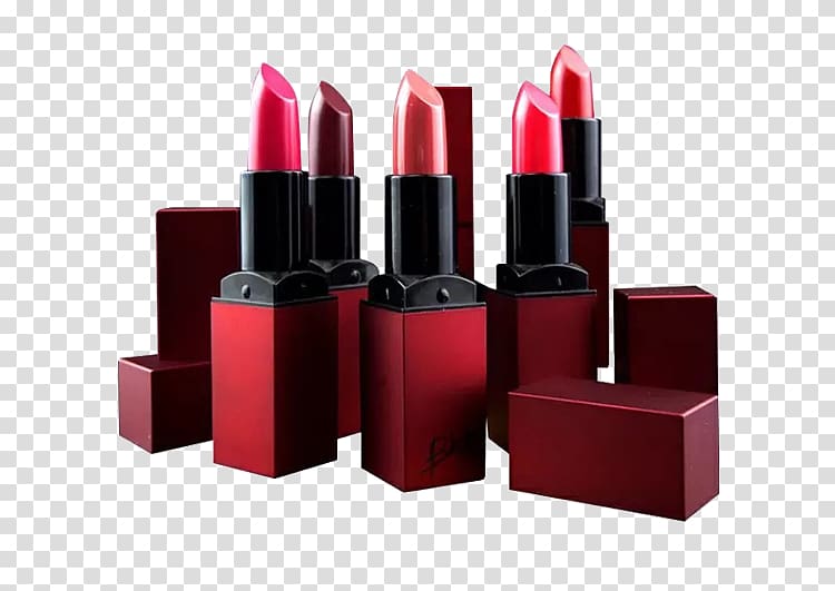 Lip balm Lipstick Cosmetics Lip gloss Face powder, Matte lipstick transparent background PNG clipart