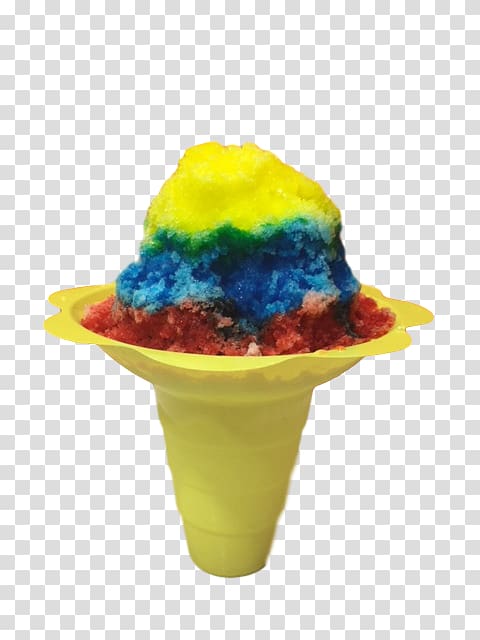 Shave ice Ice Cream Cones Snow cone Baobing, Shaved ice transparent background PNG clipart