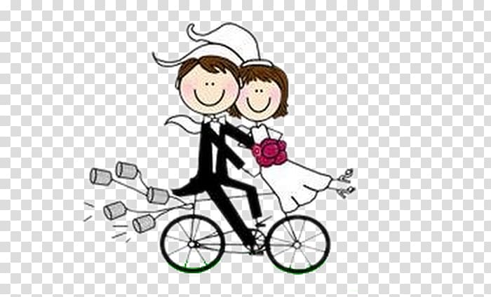 Wedding invitation Paper Marriage Bicycle Drawing, Bicycle transparent background PNG clipart