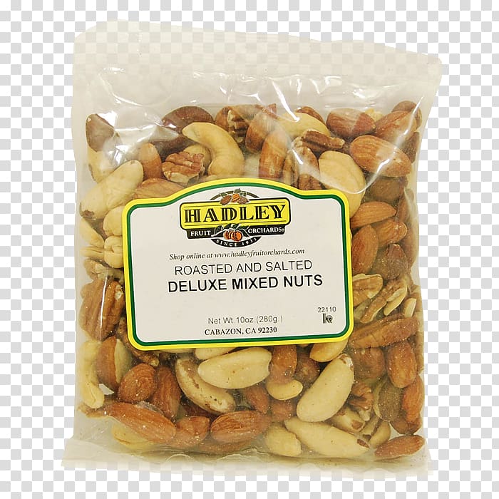 Mixed nuts Peanut Snack Hadley Fruit Orchards, mixed nuts transparent background PNG clipart