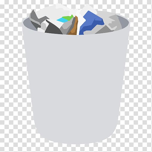 white garbage bin illustration, plastic, Trash Full transparent background PNG clipart