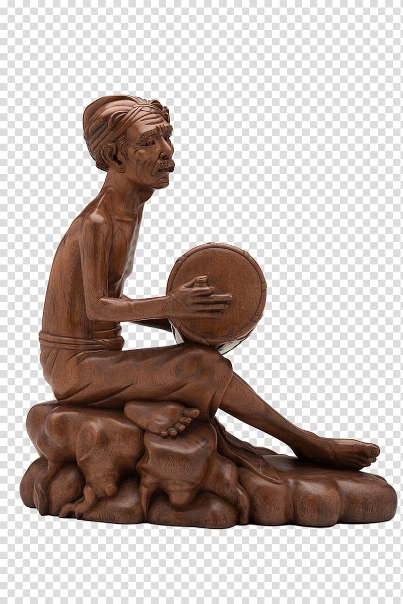 Wood carving Bronze sculpture Statue Bali, Wood Carving transparent background PNG clipart