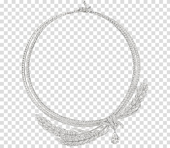 Jewellery Necklace Chaumet Clothing Accessories Silver, Wheat Fealds transparent background PNG clipart