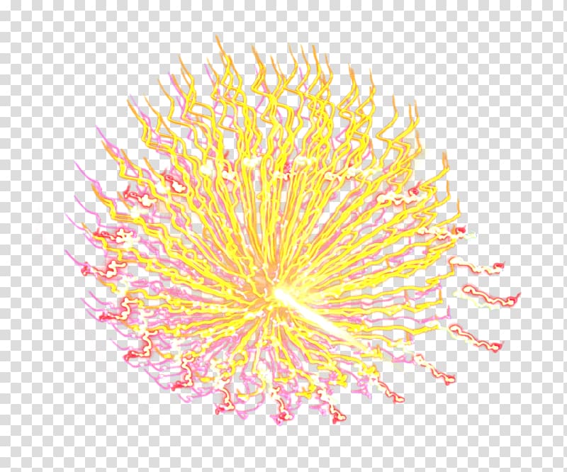 Yellow Petal Pattern, Fireworks transparent background PNG clipart