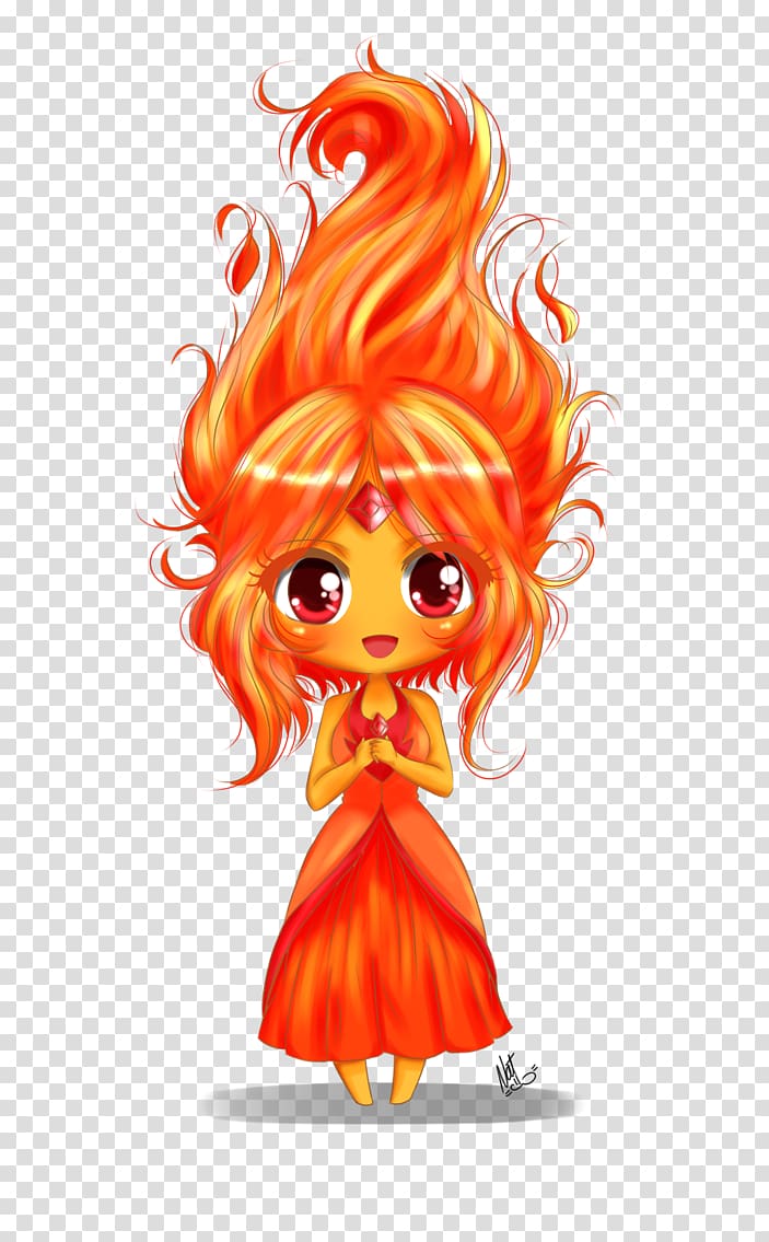 Finn the Human Flame Princess Princess Bubblegum Drawing Anime, fire,  orange, chibi png | PNGEgg
