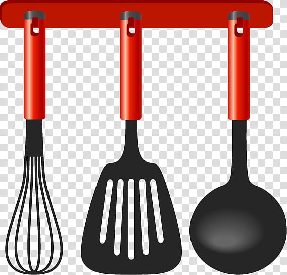 black kitchen tools , Kitchen utensil Cookware and bakeware , Kitchen transparent background PNG clipart