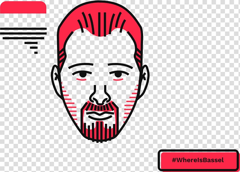 Bassel Khartabil Damascus Adra Prison Jimmy Wales Foundation , Beard transparent background PNG clipart