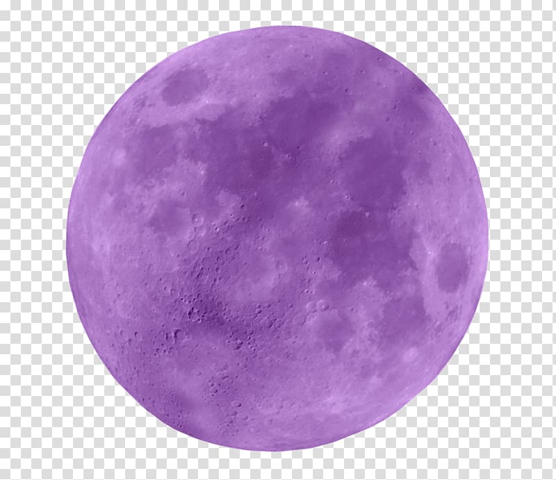 New moon Light Lunar phase, purple twill transparent background PNG clipart