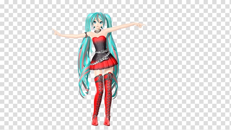 Figurine H&M Character Fiction, miku ievan polkka transparent background PNG clipart