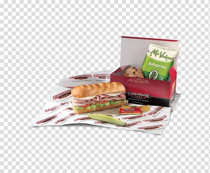 Submarine sandwich Pastrami Cheeseburger Firehouse Subs, catering transparent background PNG clipart