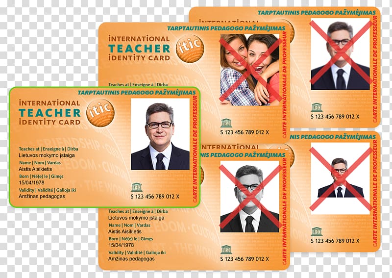 International Student Identity Card International Teacher Identity Card Identity document Mokinio pažymėjimas Discount card, Campus Card transparent background PNG clipart