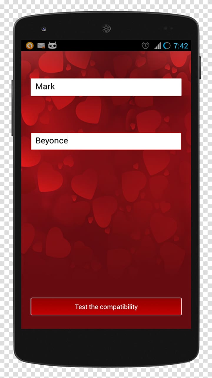 Love Calculator love test Mobile Phones Aptoide Fingerprint, android transparent background PNG clipart