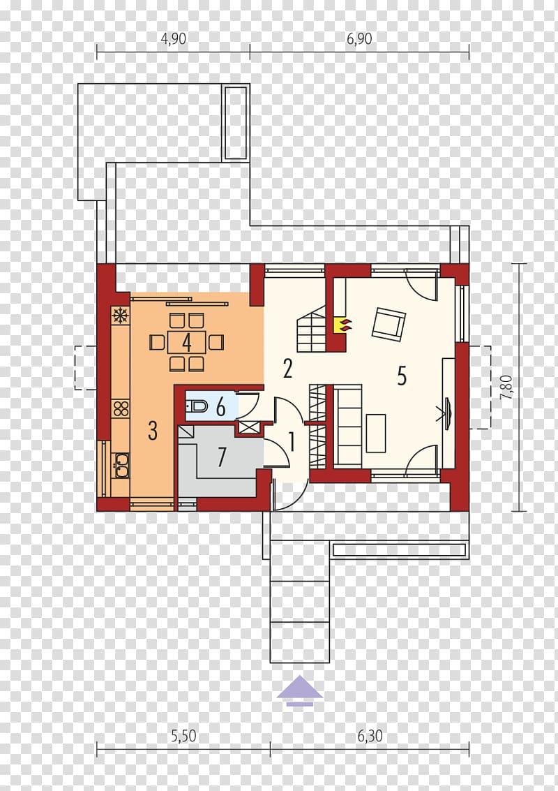 House Living room Square meter Floor plan, house transparent background PNG clipart